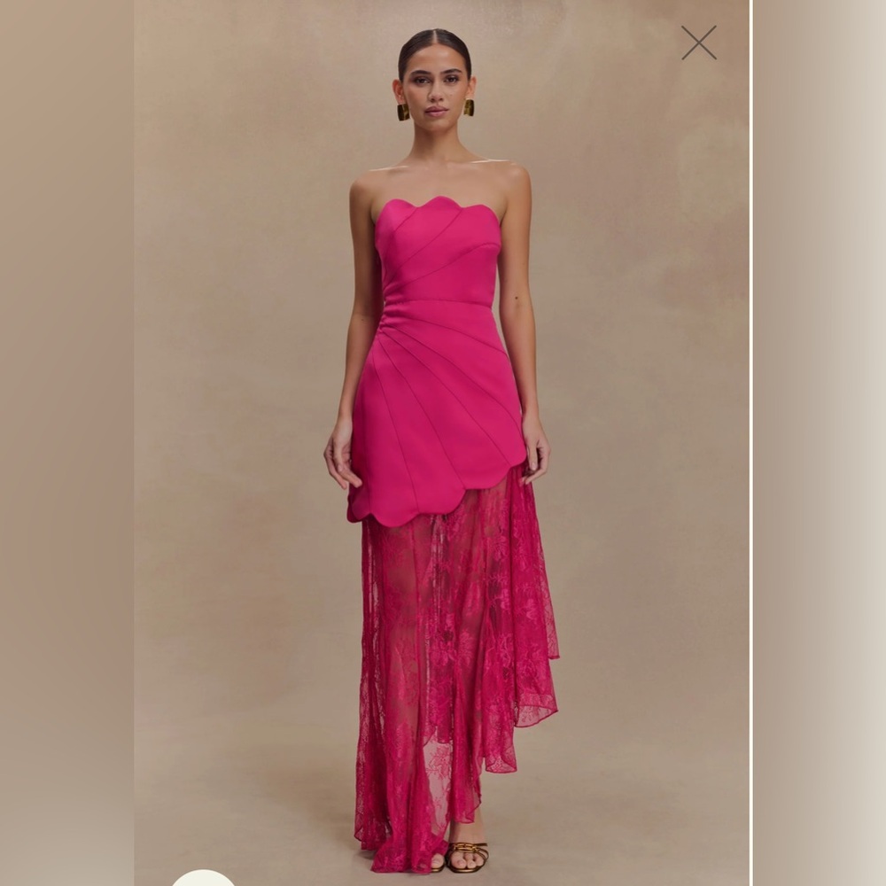 Meshki Aleena Dress in Dragonfruit